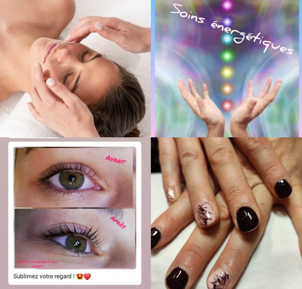 Galerie photos des soins / prestations réalisées par Ô Doux Instants manucure, semi permanent, gel, soin paraffine ; en institut de beauté haut doubs ; métabief ; hôpitaux neufs ; jougne ; labergement sainte marie ; pontarlier ; beauté des pieds ; buaeté du regard ; massage ; indah ; shinzu ; soin energetique ; yumi ; produits de beauté ; dr renaud ; epilation ; visage : rajeunir ; prendre soin de soi ;